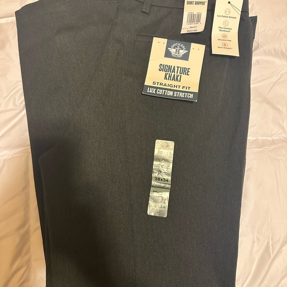 Dockers Gray Flat Front Shorts Classic Style